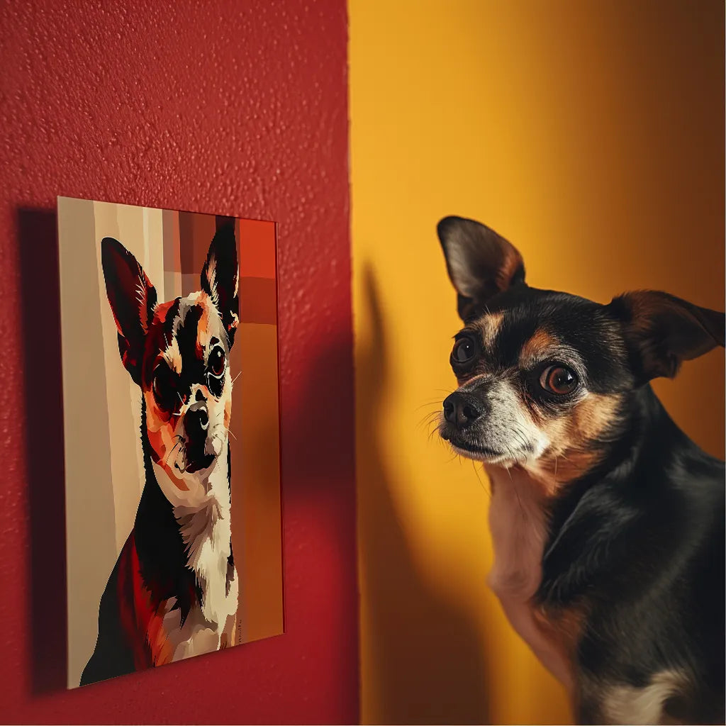 Minimalist Art - Custom Pet Portrait Canvas