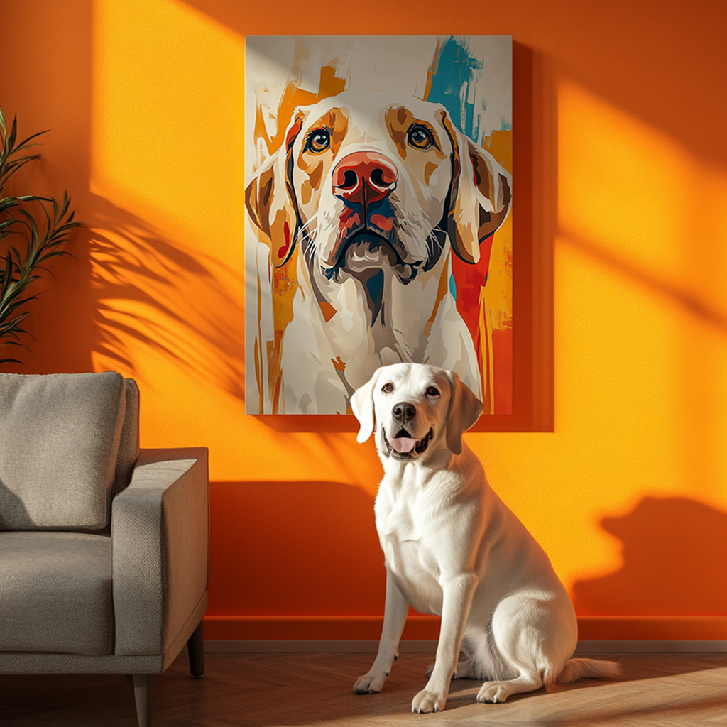 Sunny Vibe - Custom Pet Portrait Canvas