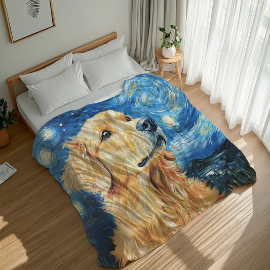 VG-Starry Night - Custom Art Blankets Personalized Gift for Your Pet