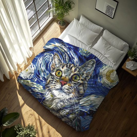 VG-Starry Night - Custom Art Blankets Personalized Gift for Your Pet