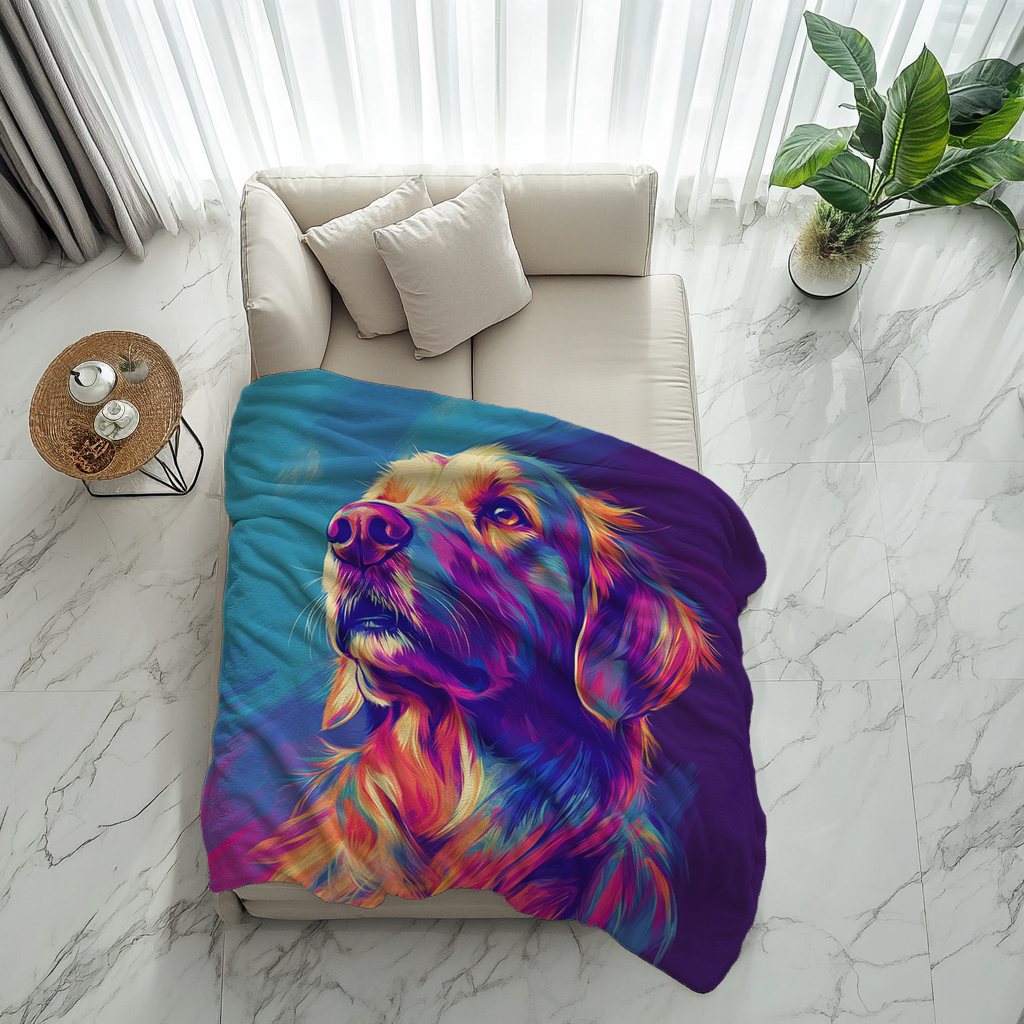 Luminous Impressions - Custom Art Blankets Personalized Gift for Your Pet