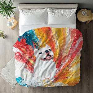 Color Cascade - Custom Art Blankets Personalized Gift for Your Pet