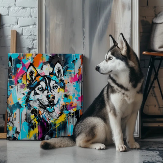 Graffiti - Custom Pet Portrait Canvas