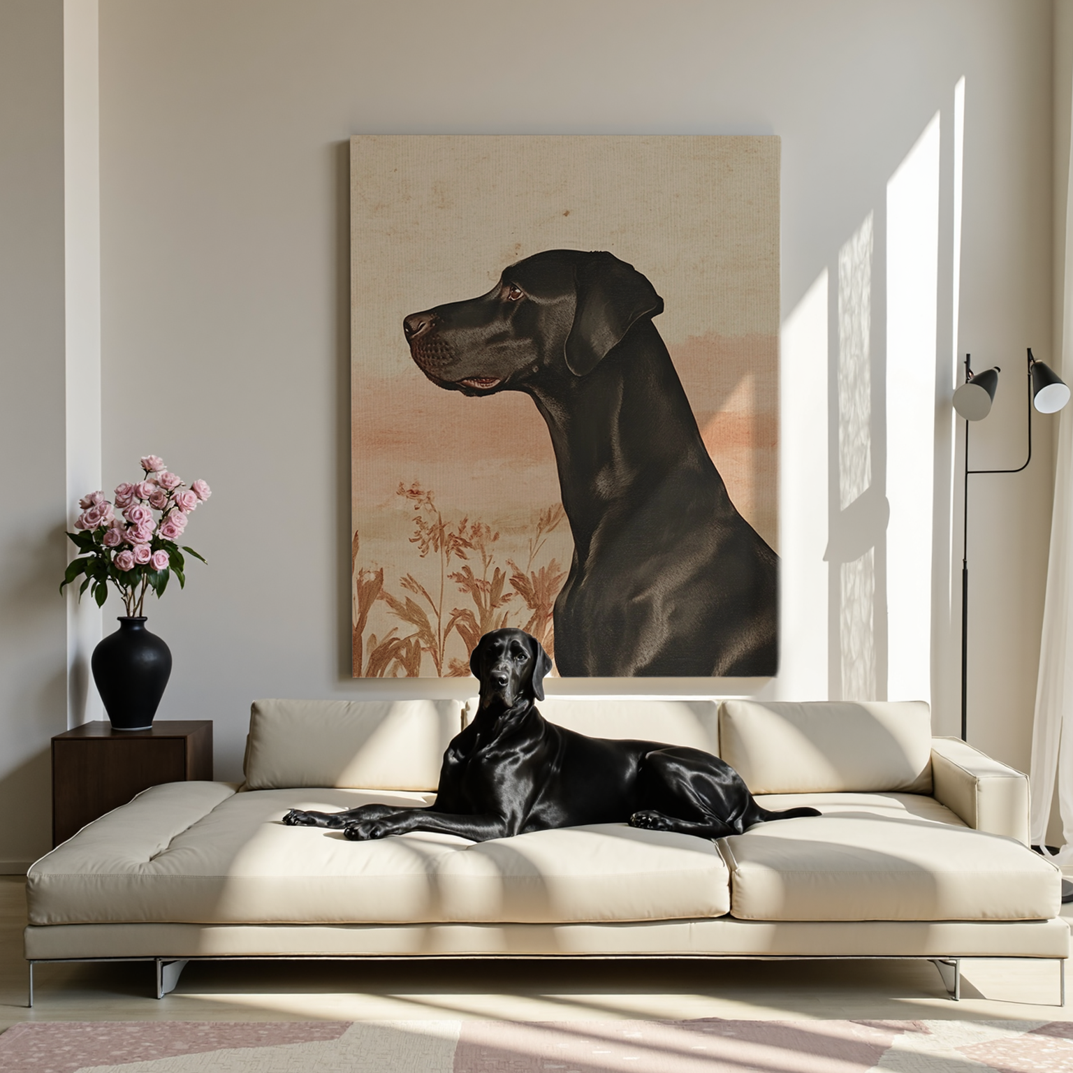 Classic Hues - Custom Pet Portrait Canvas