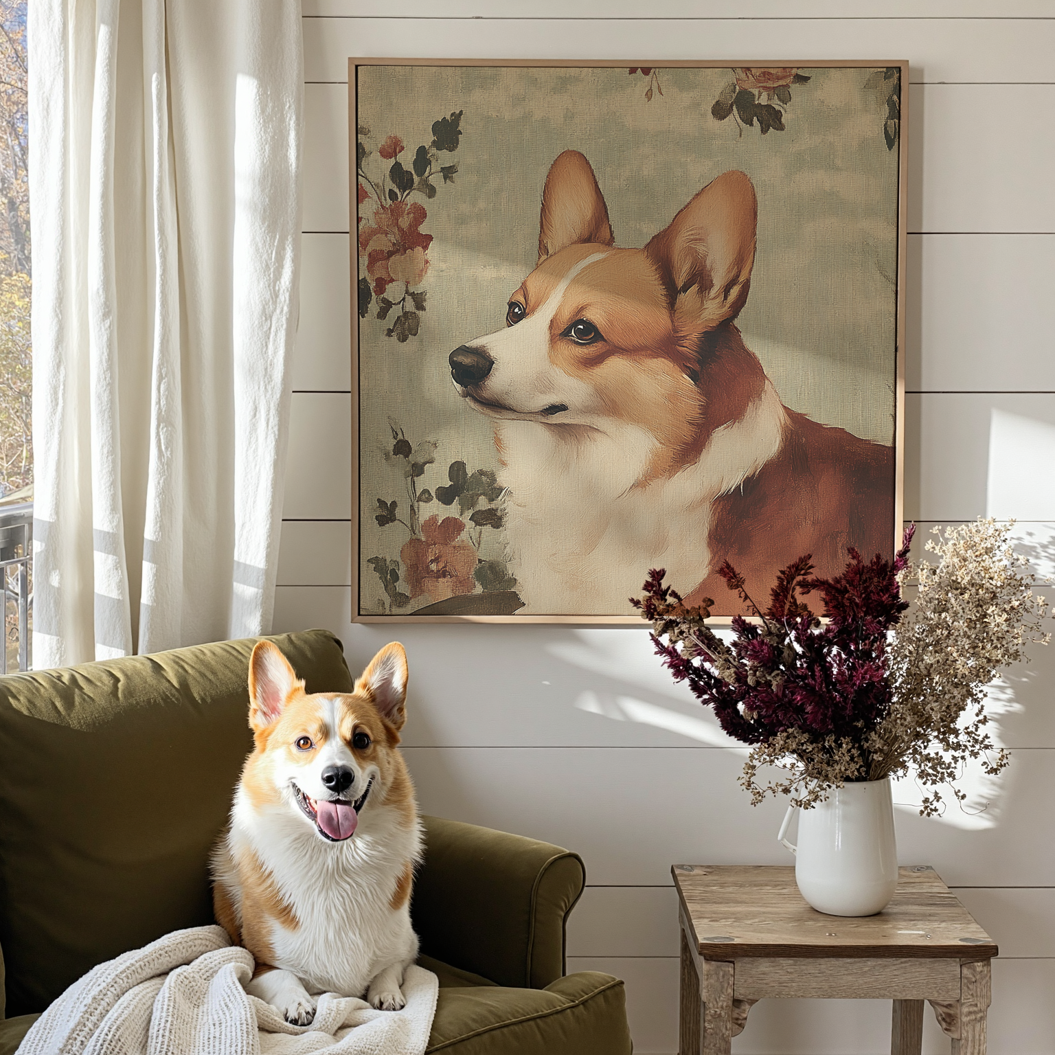 Classic Hues - Custom Pet Portrait Canvas