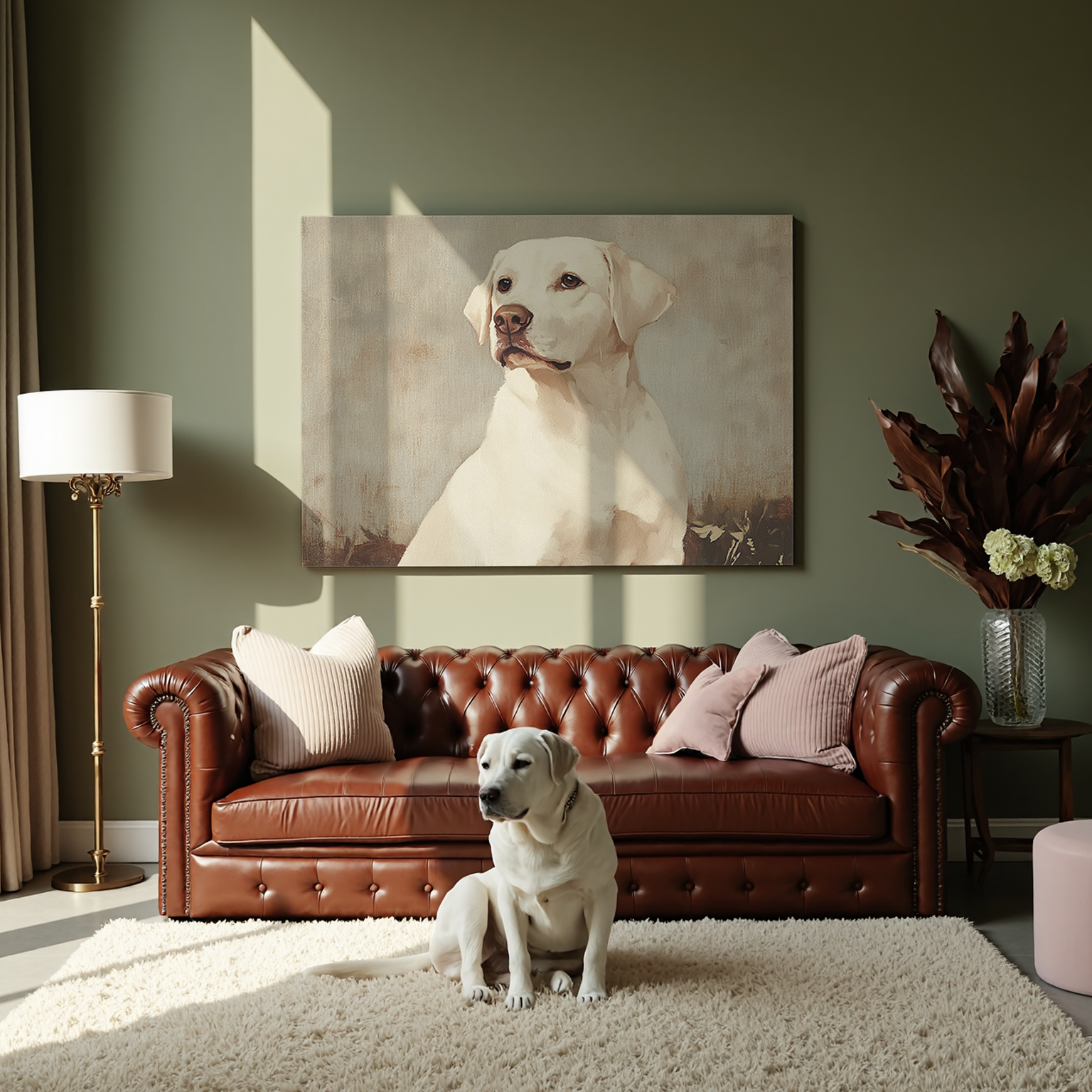 Classic Hues - Custom Pet Portrait Canvas