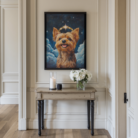 Heavenly Halo - Memorial Custom Pet Portrait Canvas